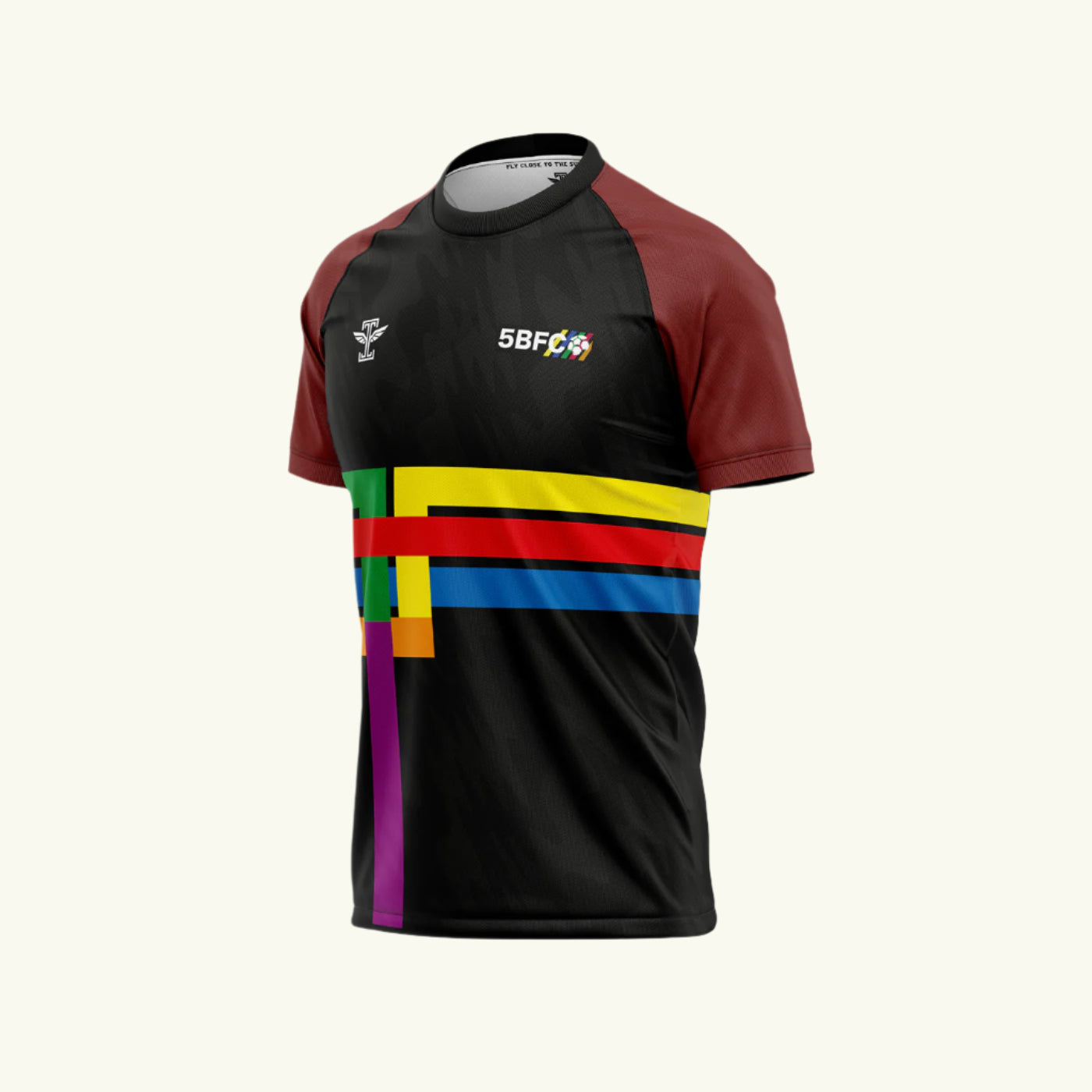 Five Borough Futbol Club Black Jersey