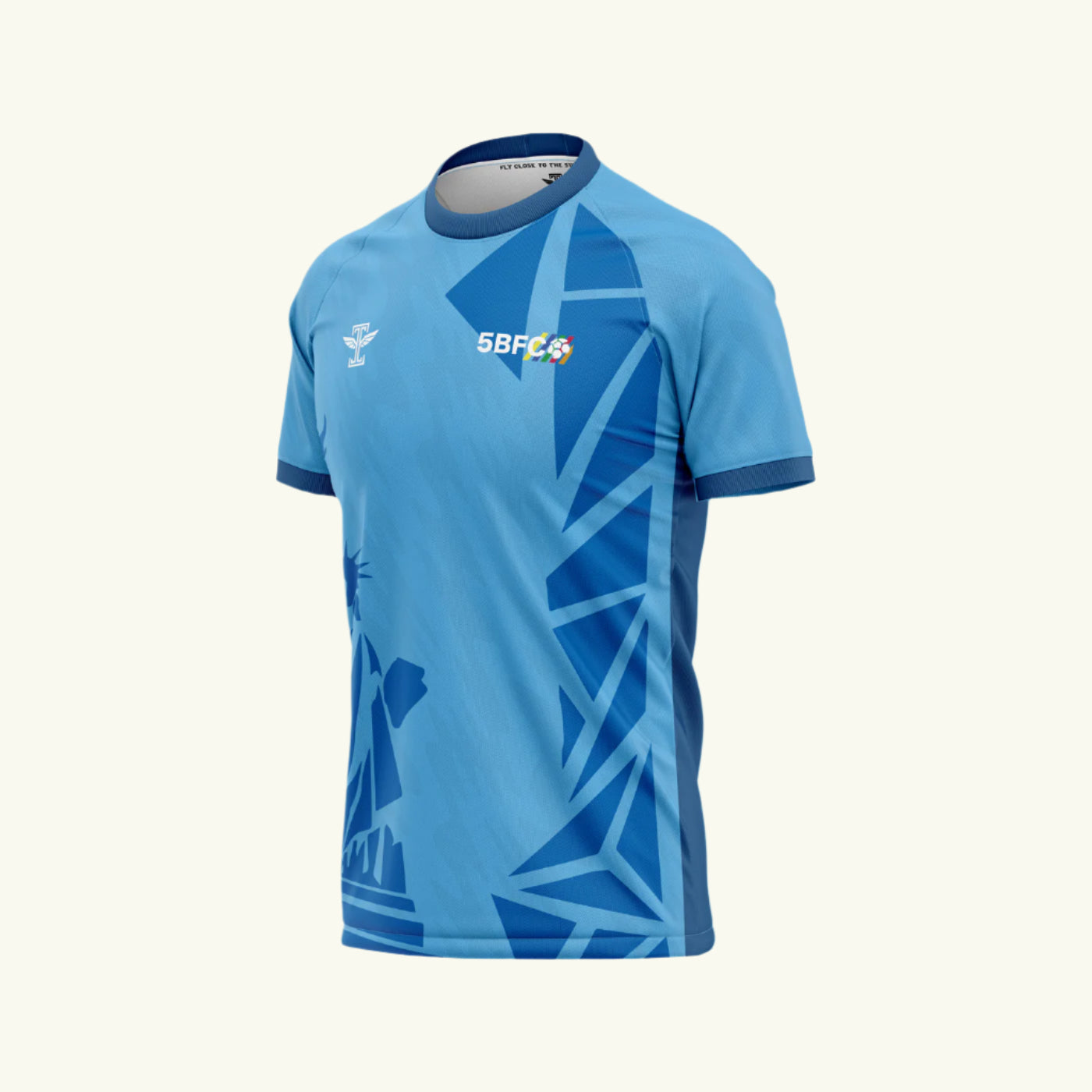 Five Borough Futbol Club Blue Jersey