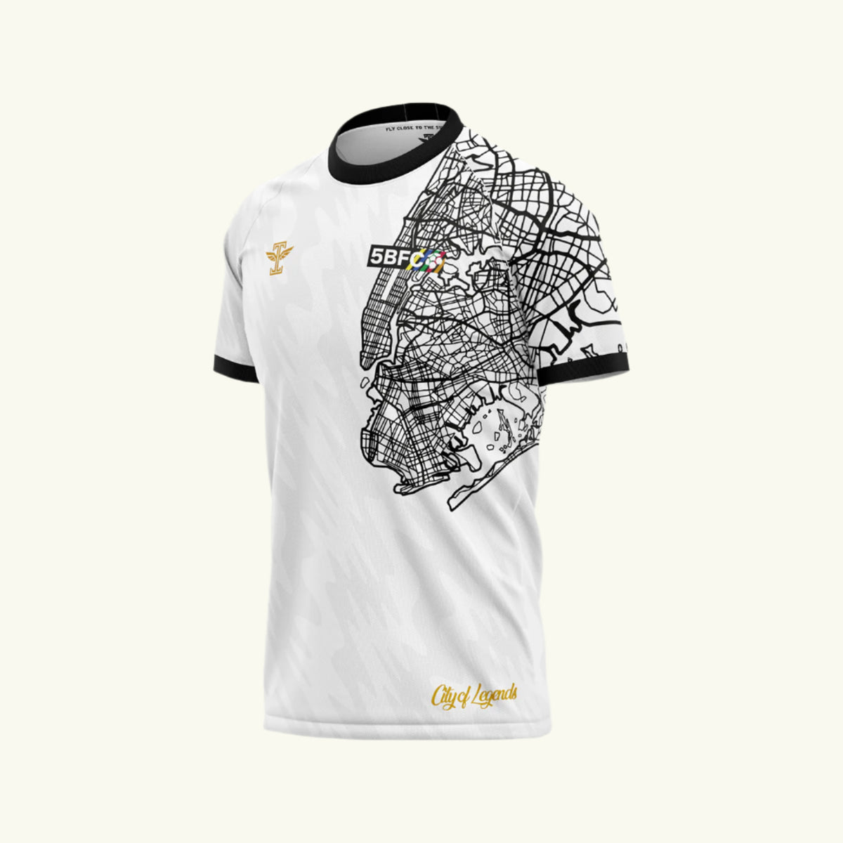 Five Borough Futbol Club Map Jersey