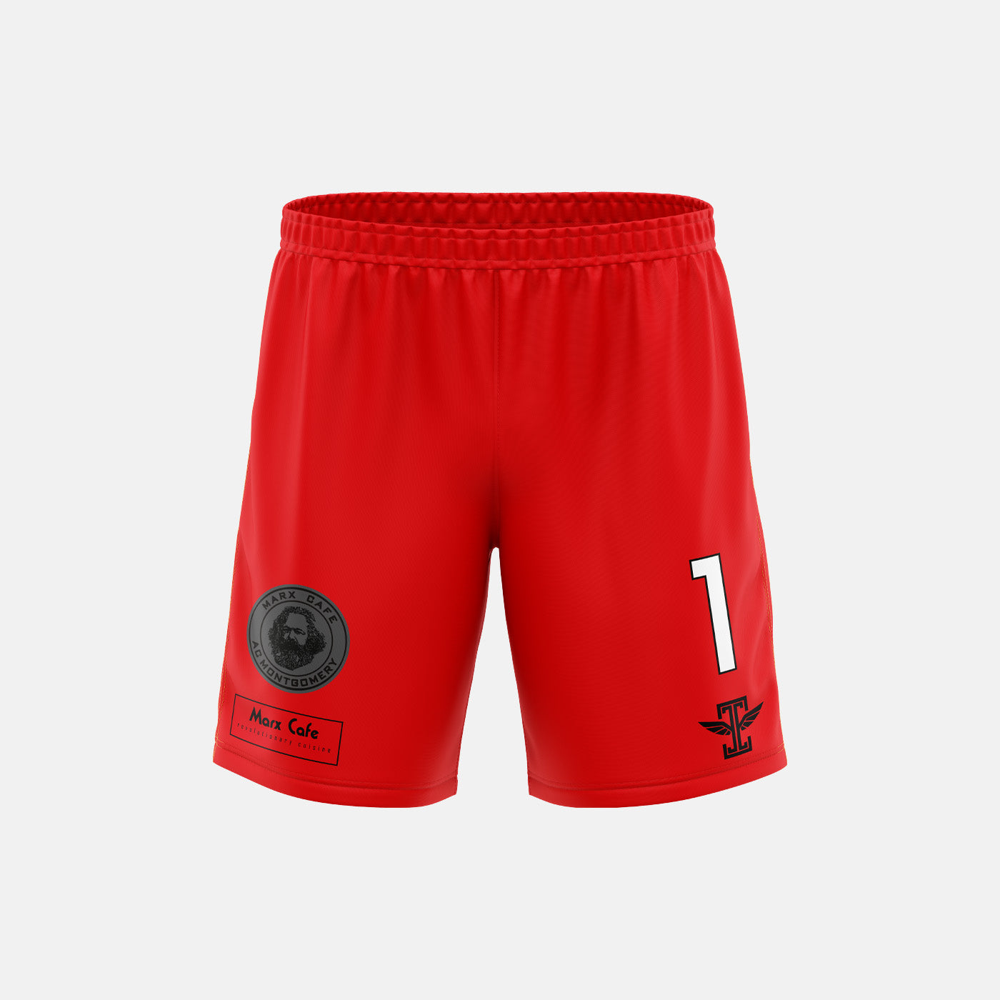 AC Montgomery Red Goalkeeper Shorts