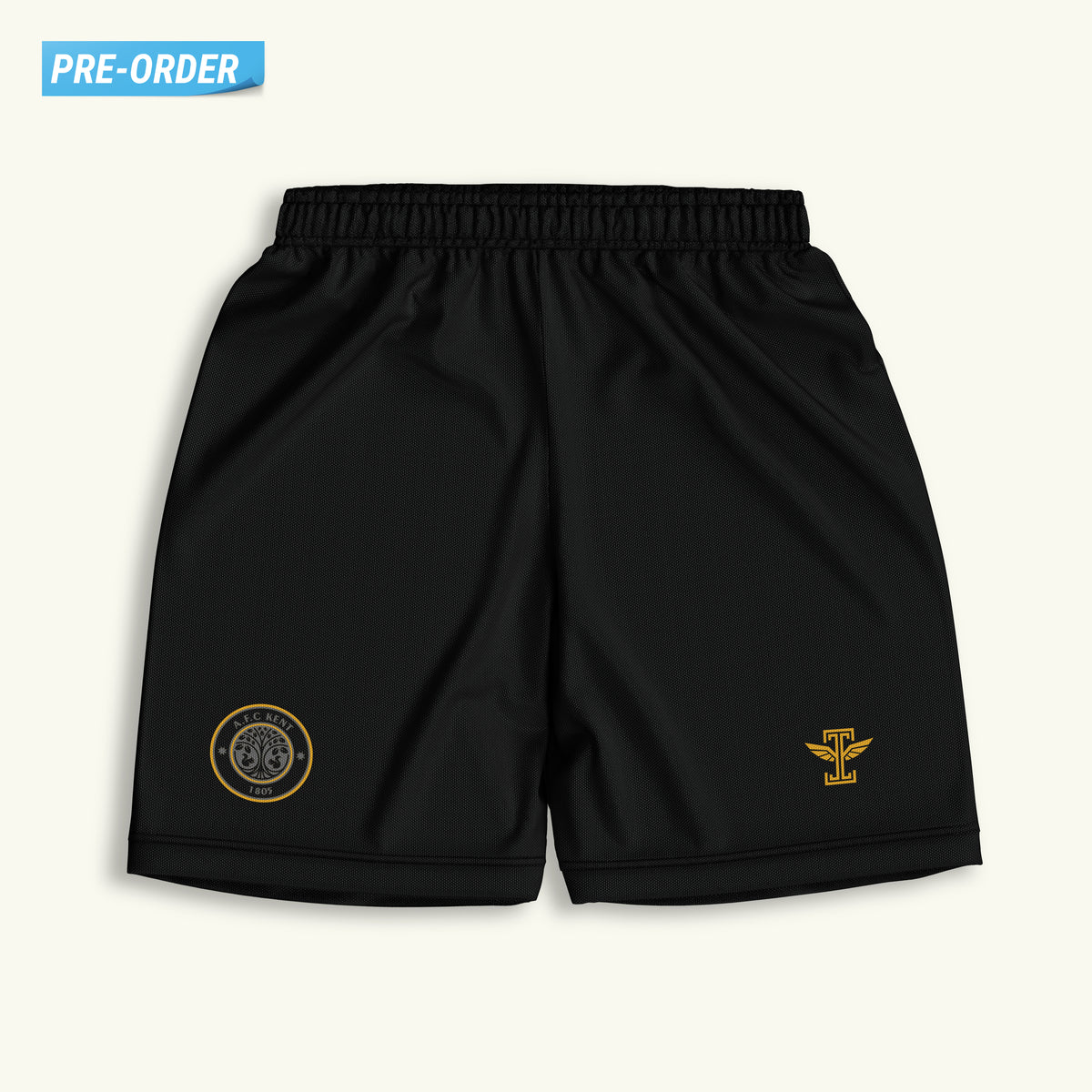 AFC Kent Black Shorts