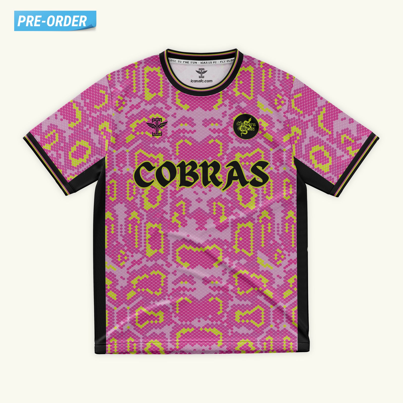 Clapton Cobras Pink Jersey