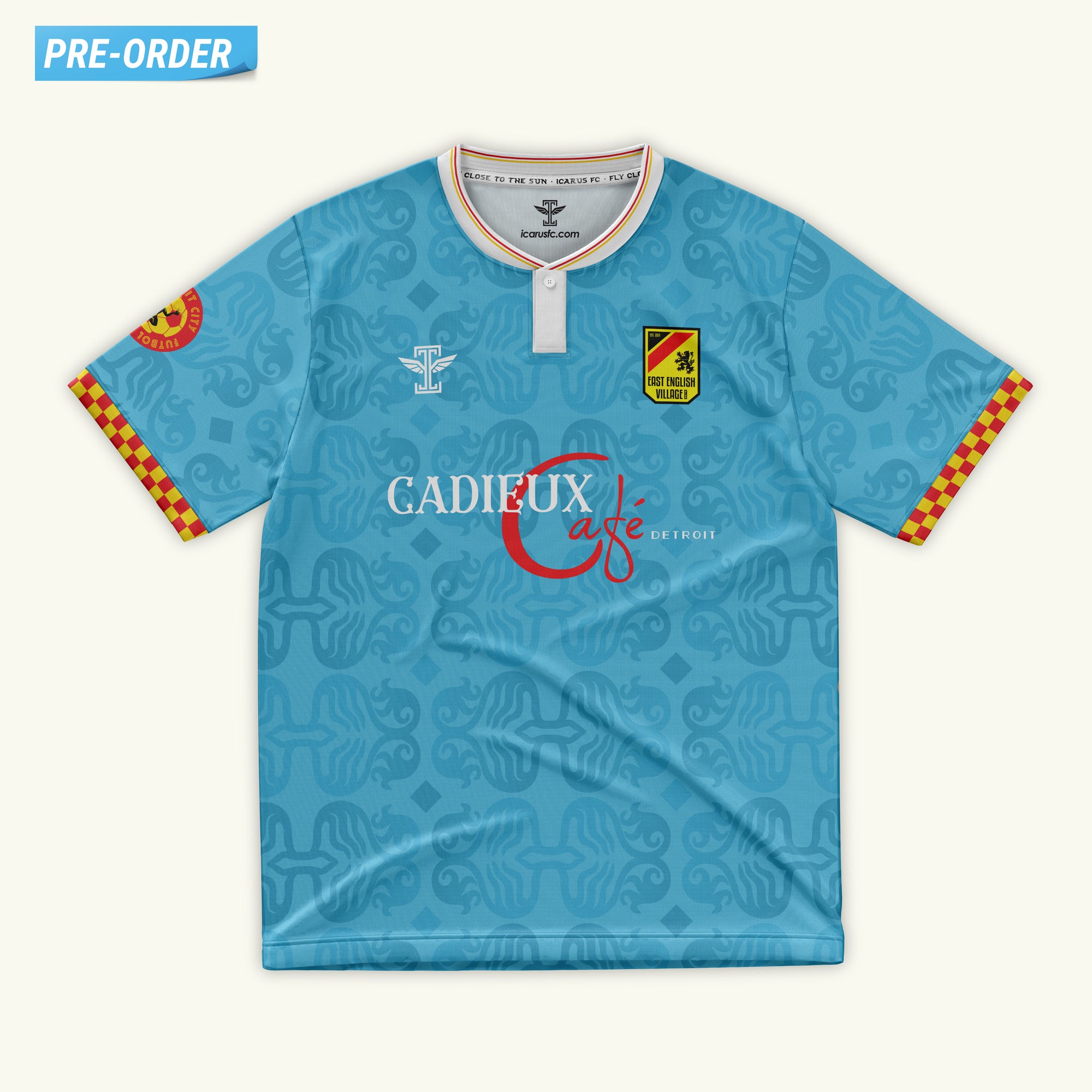 East English Village Blue Jersey