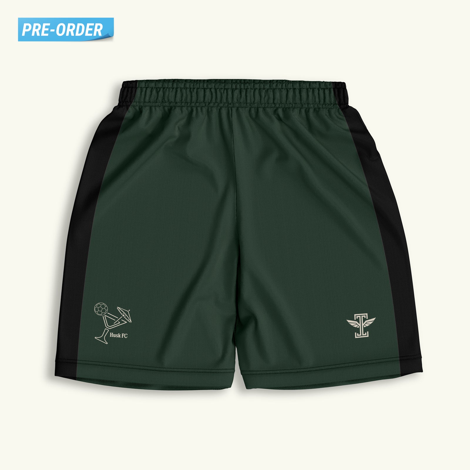 Husk FC Dark Green Shorts