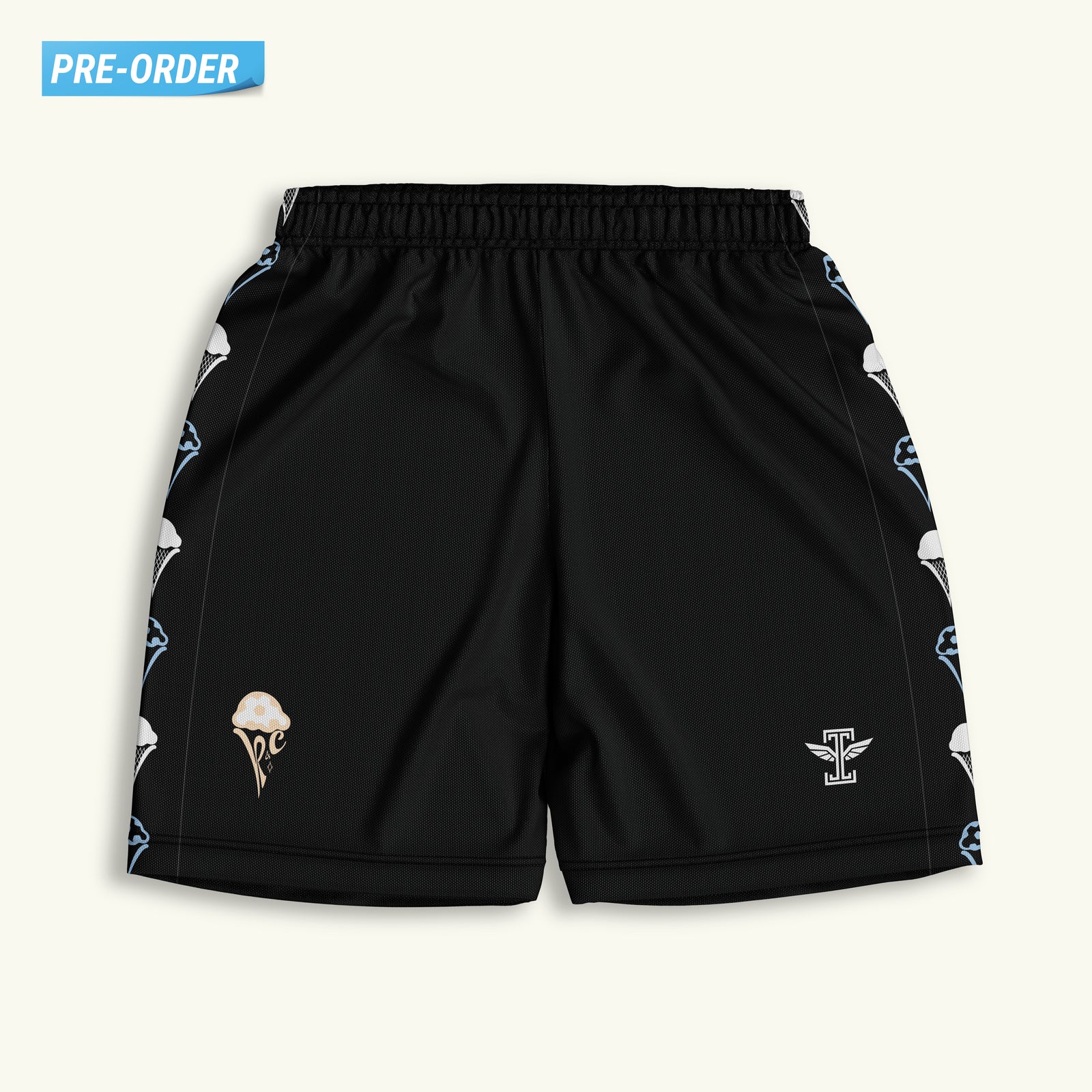 K&C Black Shorts