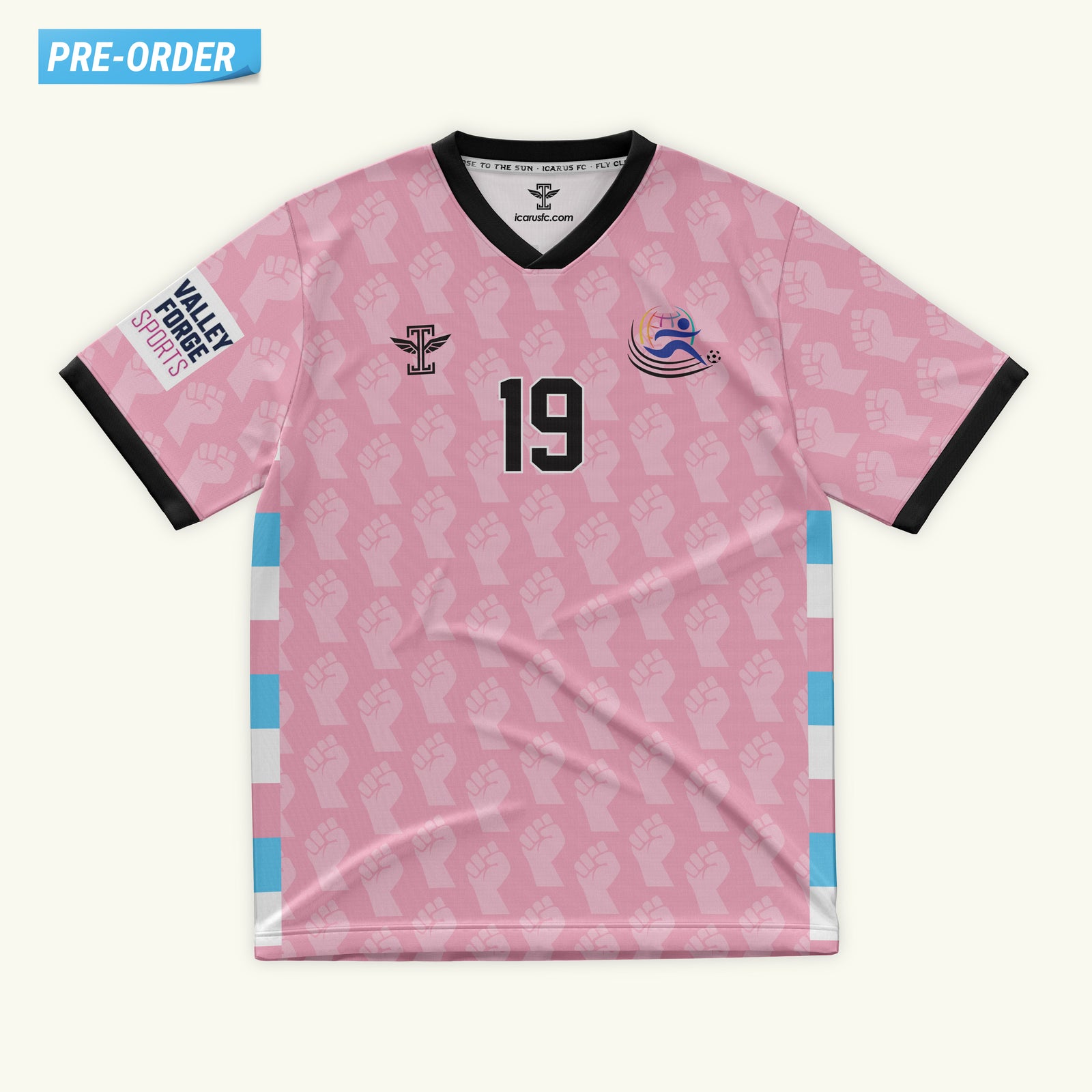 Kicking Out Transphobia Pink Jersey