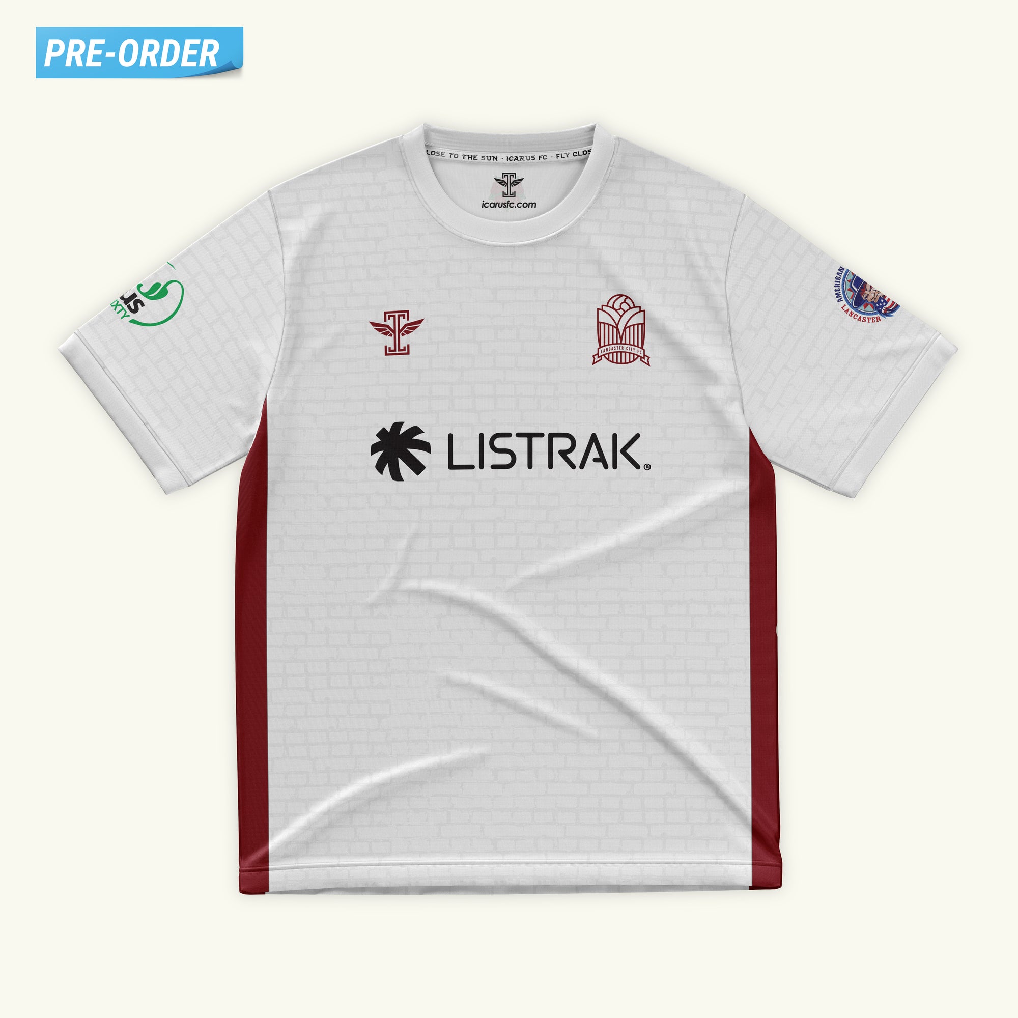 Lancaster City FC White Jersey