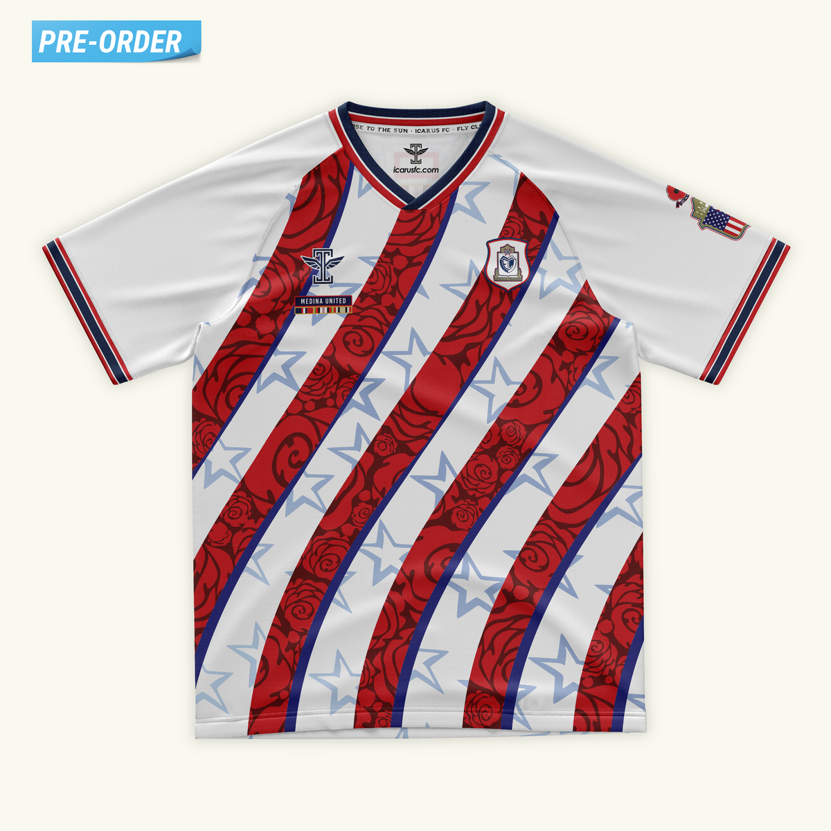 Medina United White Jersey