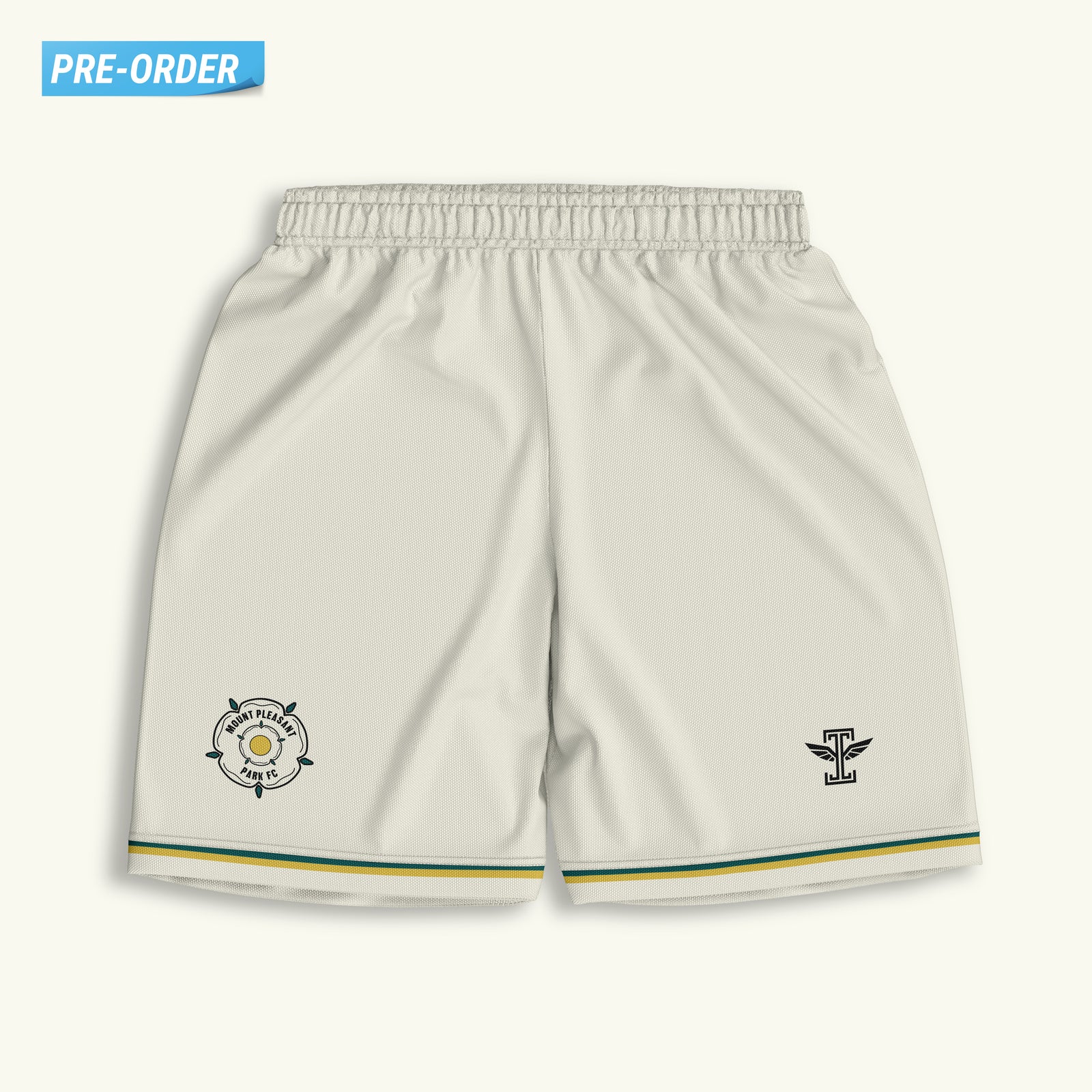 Mount Pleasant Park Cream Shorts