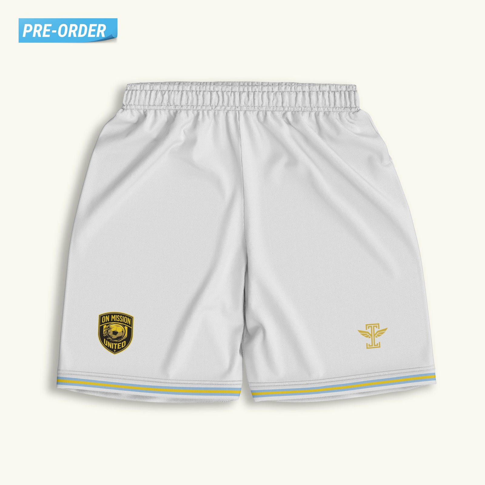 On MIssion White Shorts