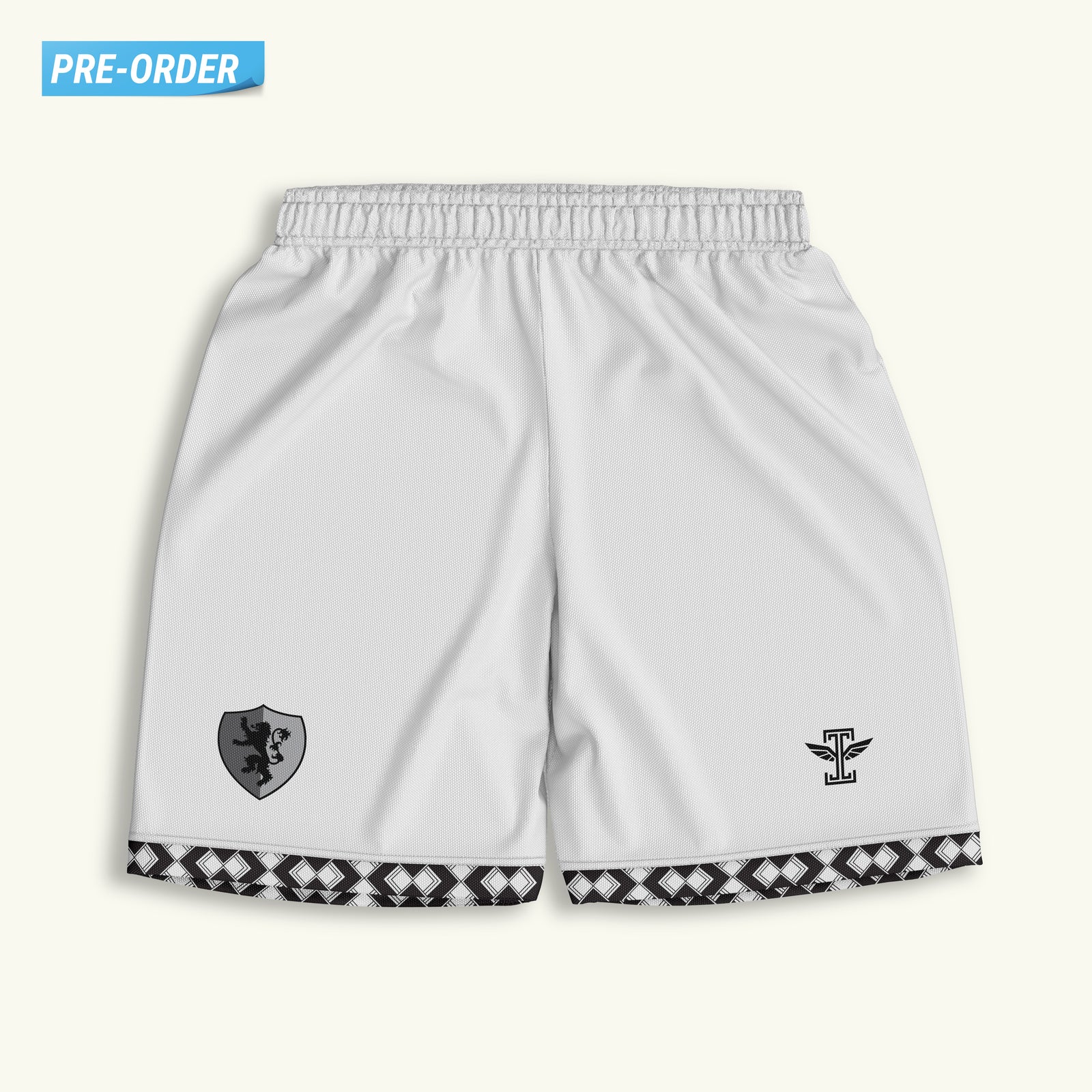Oaklyn United White Shorts