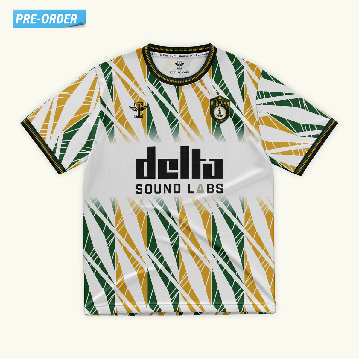 Old Town Soccer Green/Yellow Jersey
