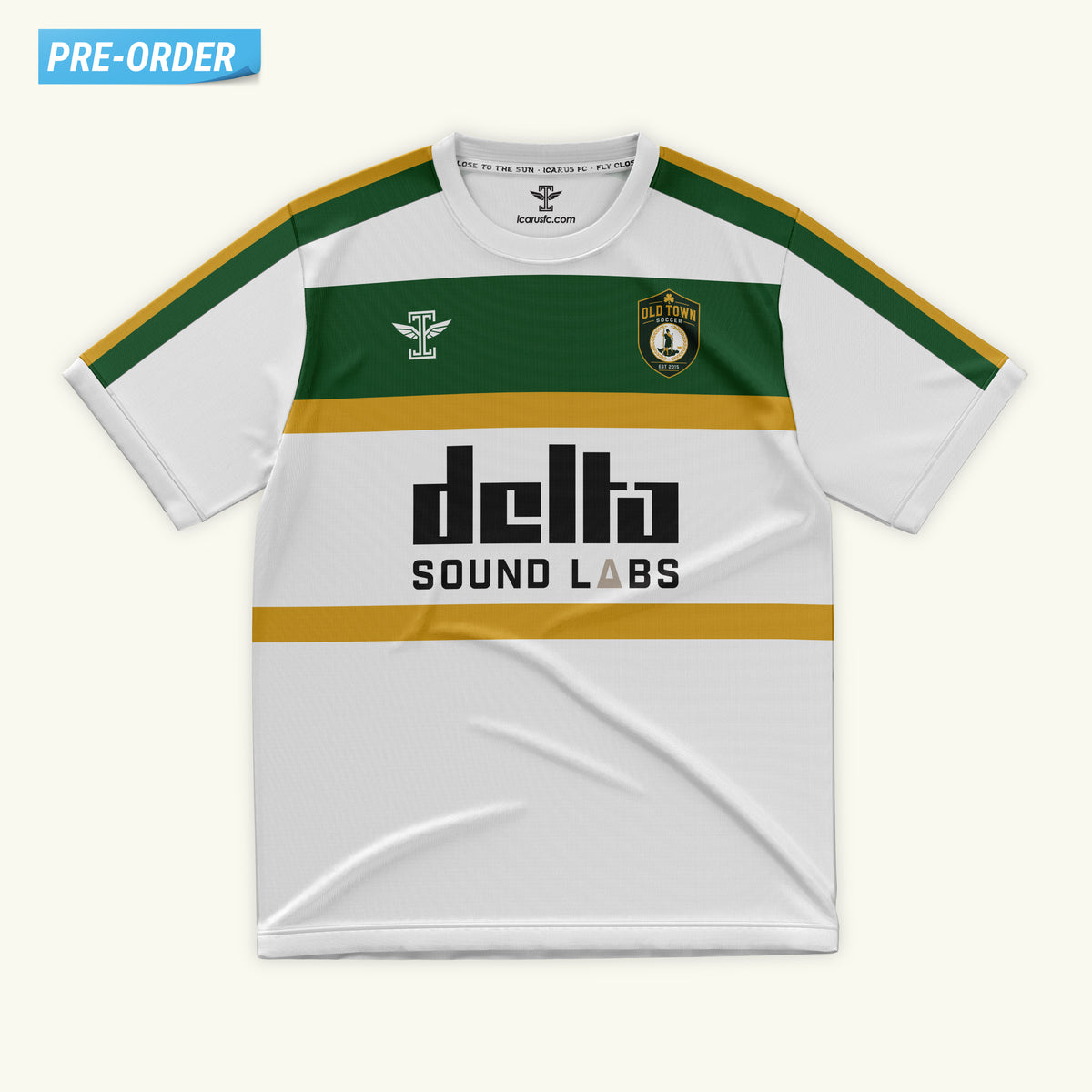 Old Town Soccer White Jersey