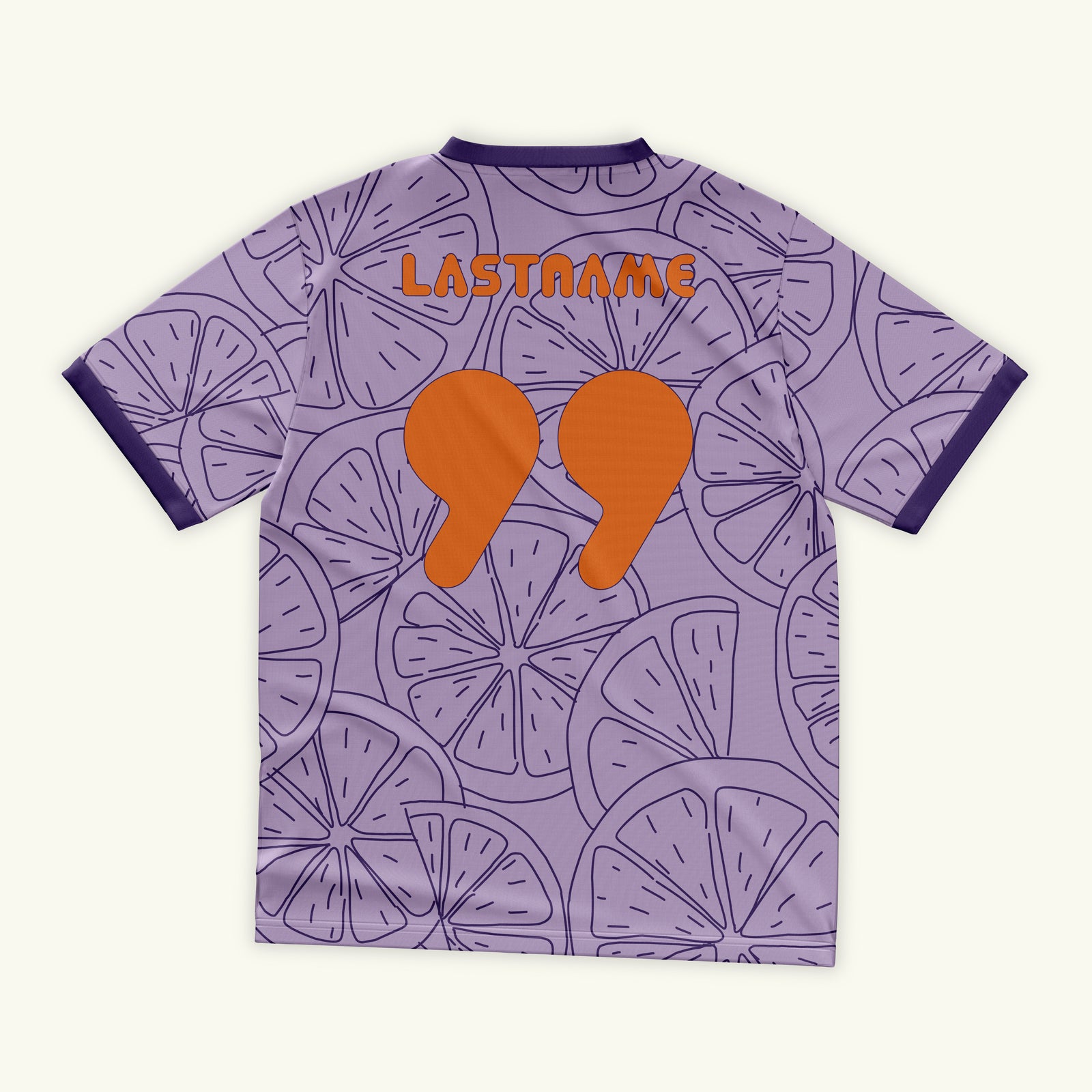 Orange Slices Purple Jersey