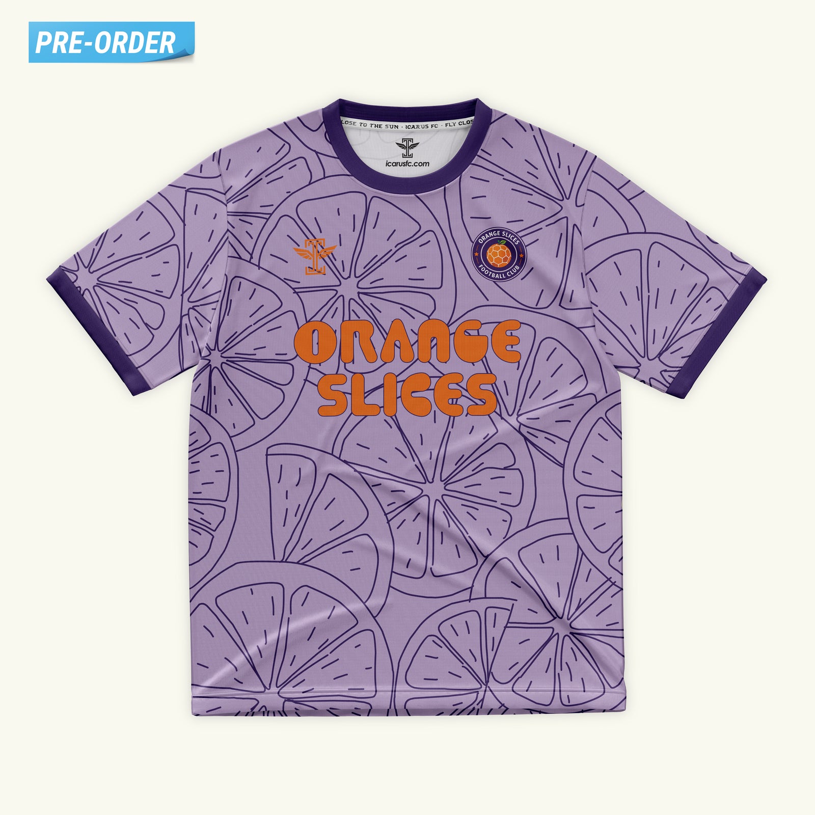 Orange Slices Purple Jersey