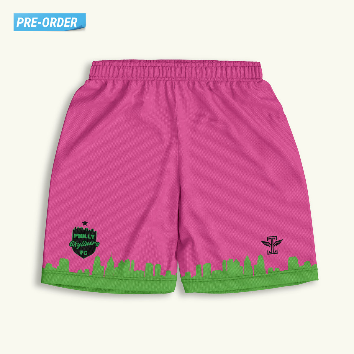 Philly Skyliners Pink Shorts