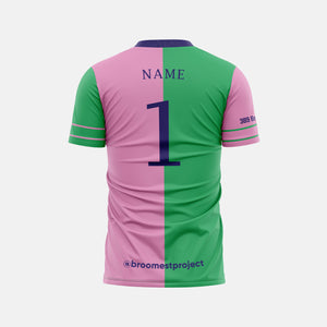 Pton NYC Green & Pink Jersey