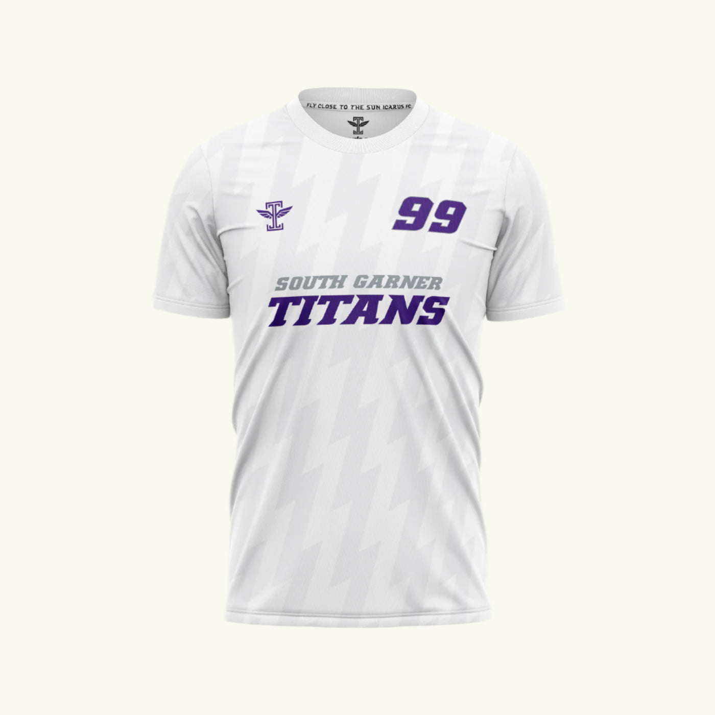 South Garner High School White Jersey