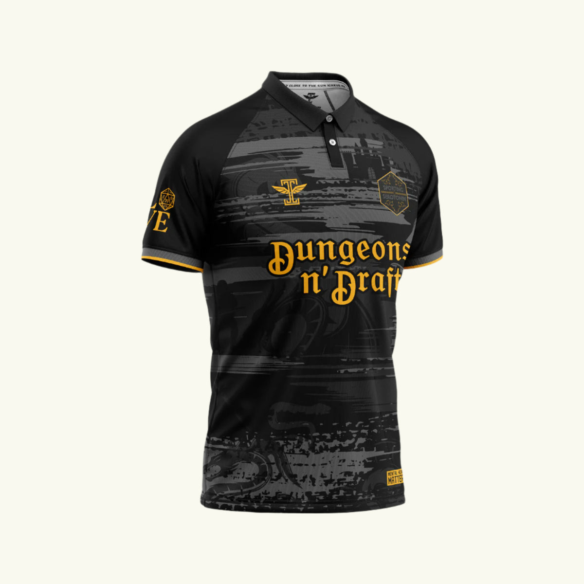 Sporting Serotonin Black Jersey