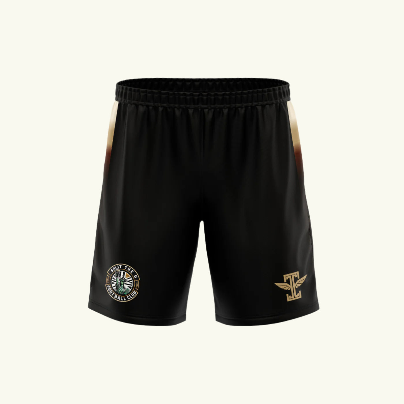 Split The G FC Black Shorts