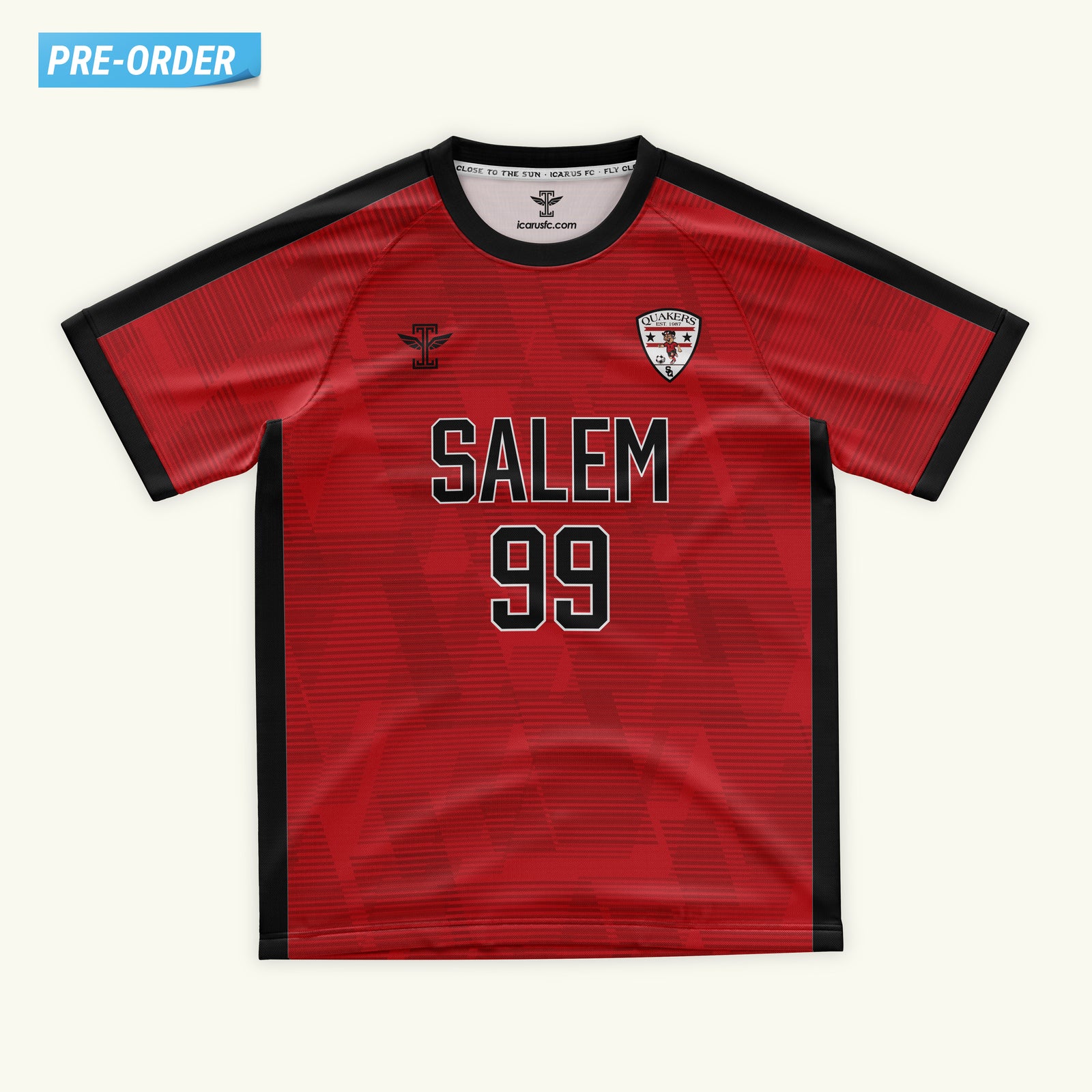 Salem Boys Club Soccer Red Jersey