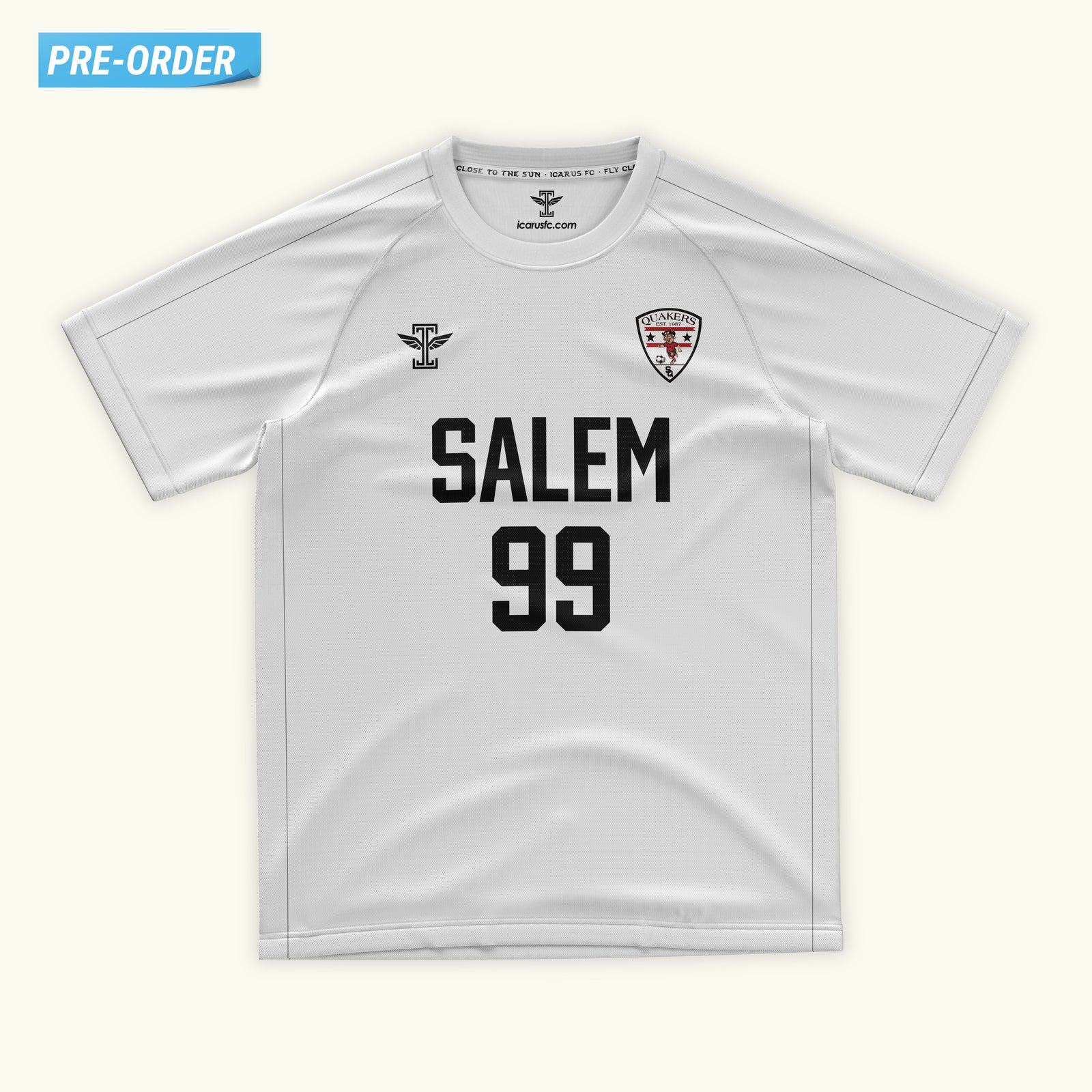 Salem Boys Club Soccer White Jersey
