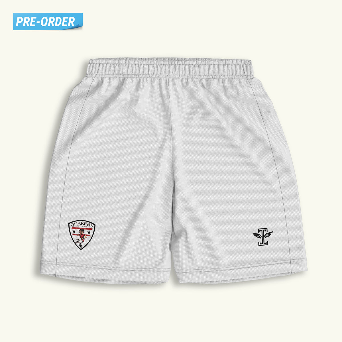 Salem Boys Club Soccer White Shorts