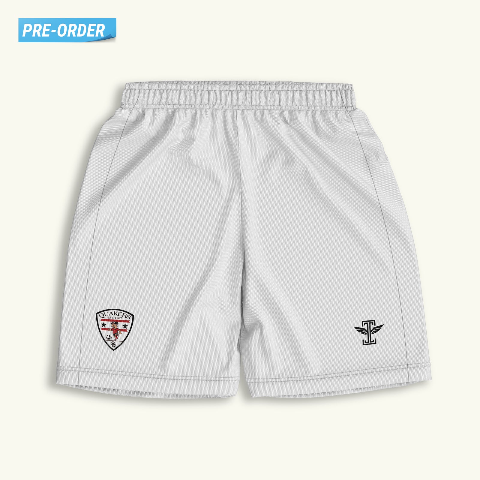 Salem Boys Club Soccer White Shorts
