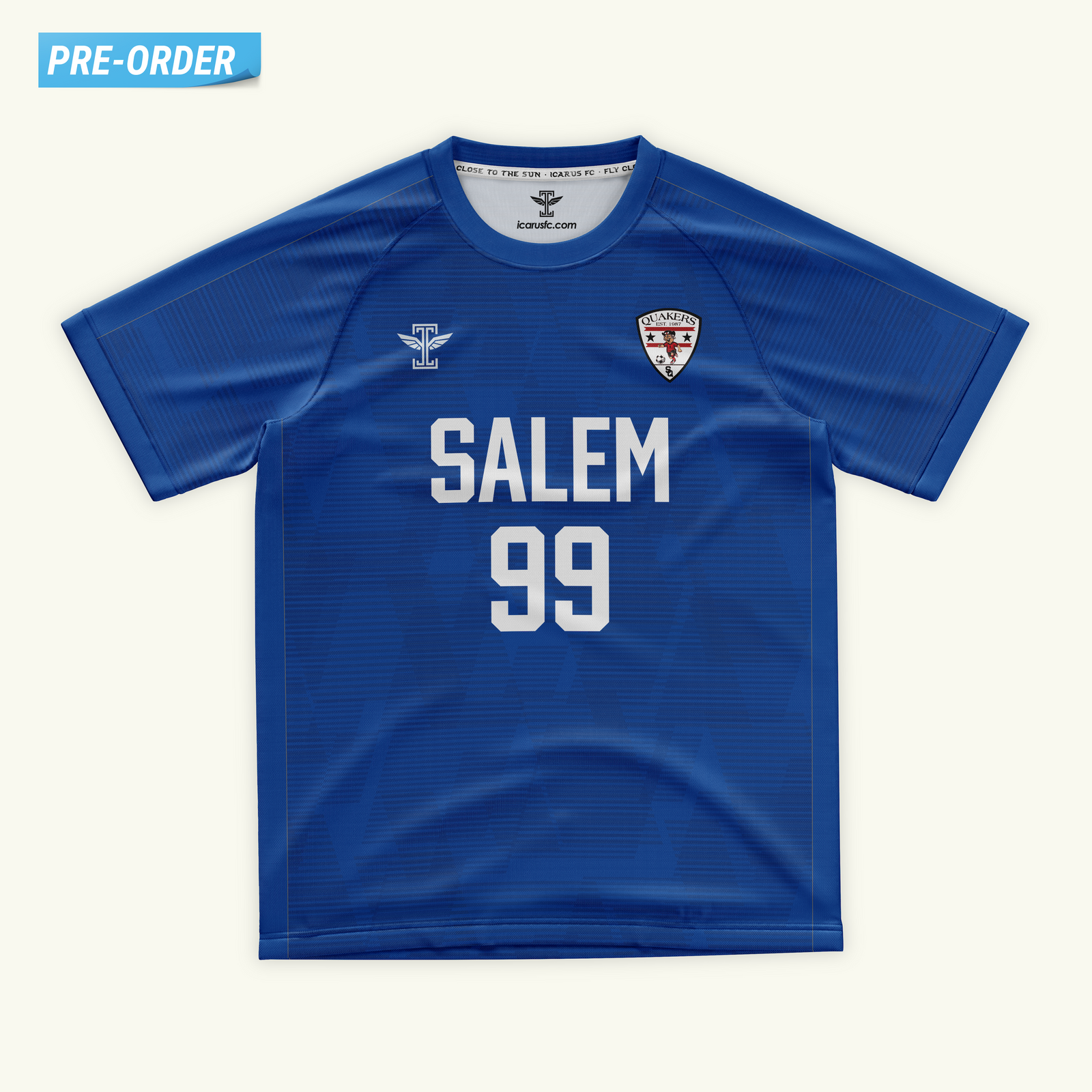 Salem Boys Club Soccer Blue Jersey