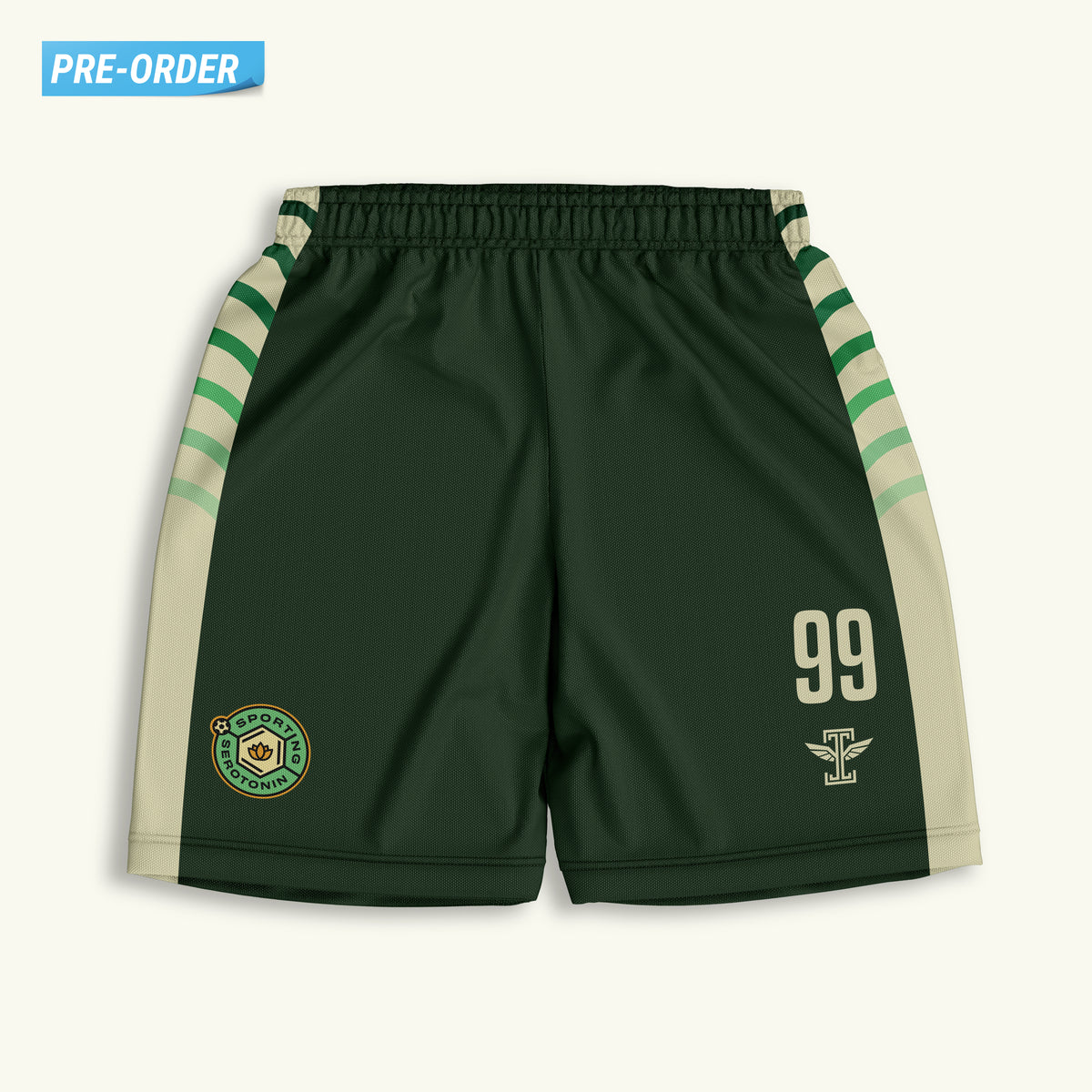 Sporting Serotonin Green Shorts