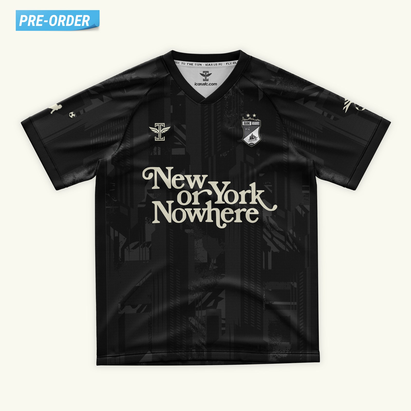 Talking Headers Black Jersey