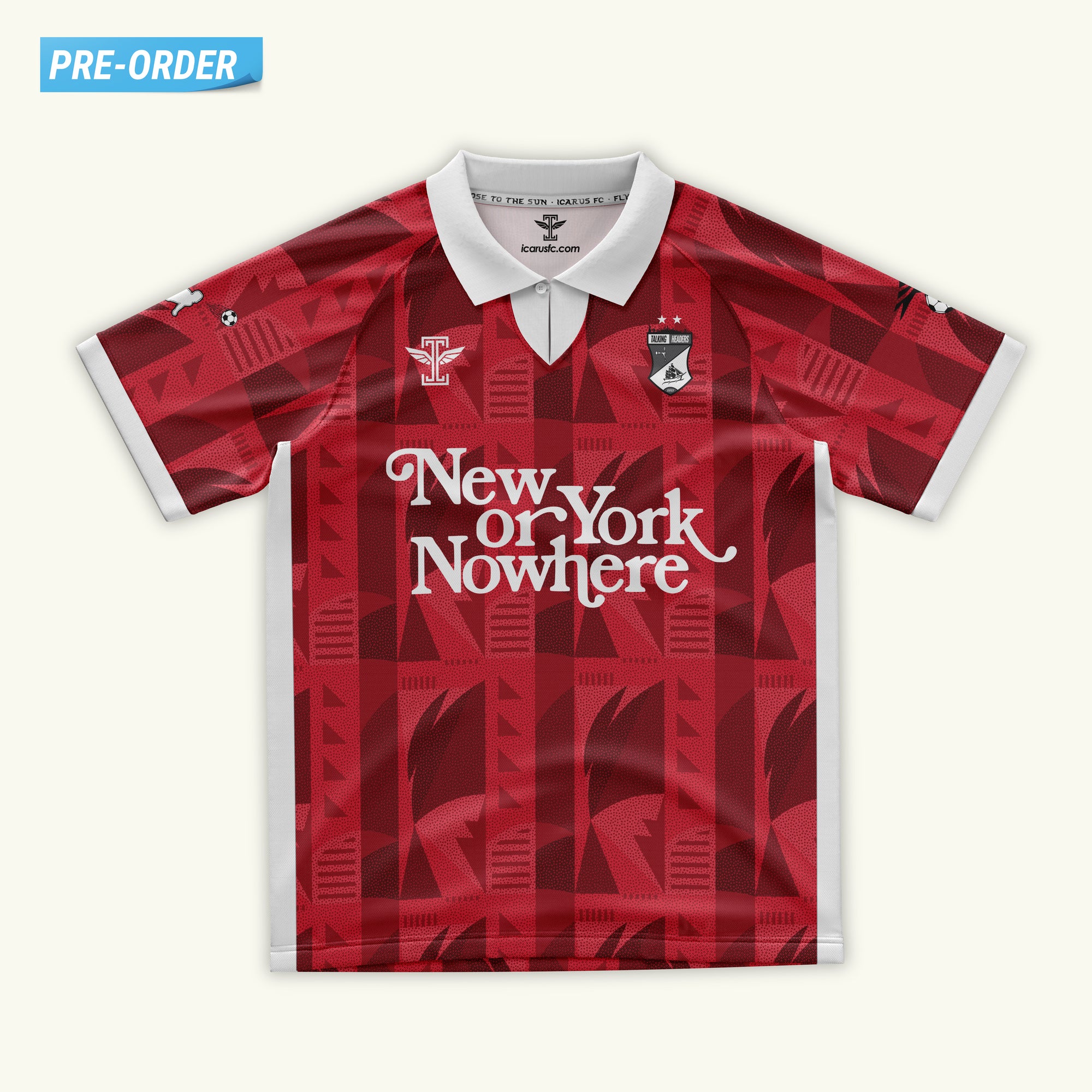 Talking Headers Red Jersey