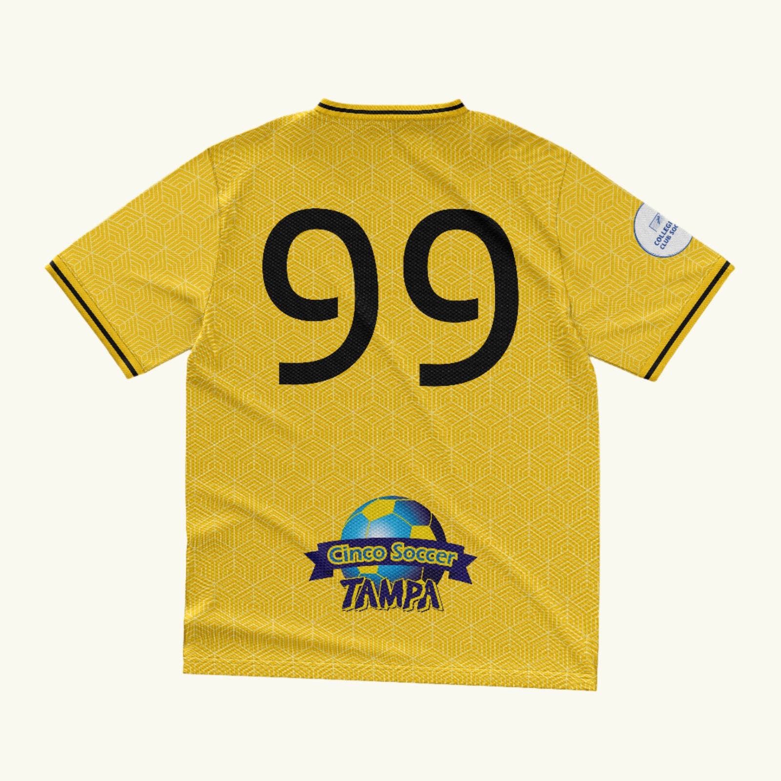 The University of Tampa Men's SC Yellow Goalkeeper Jersey