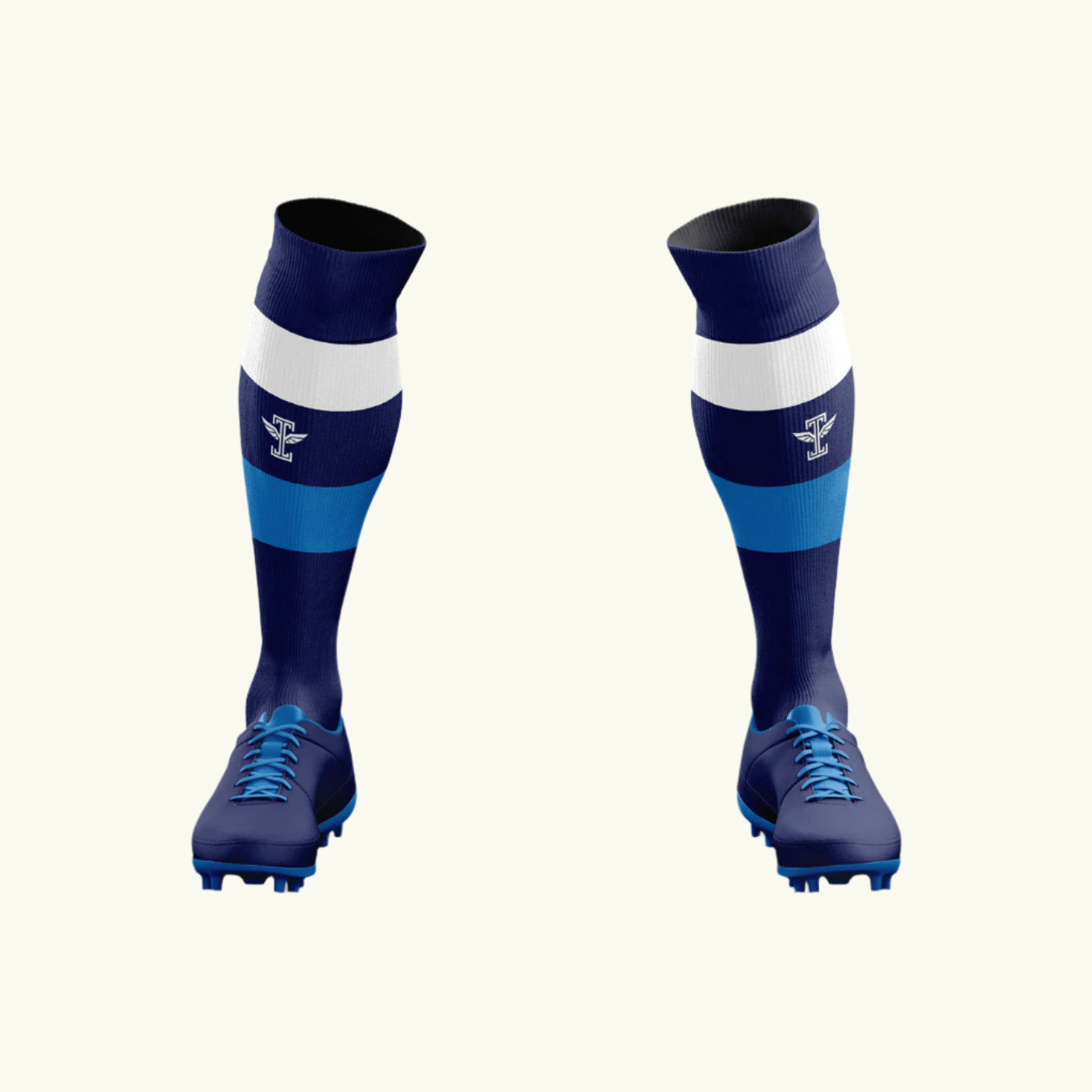 Tridentum City Blue Socks